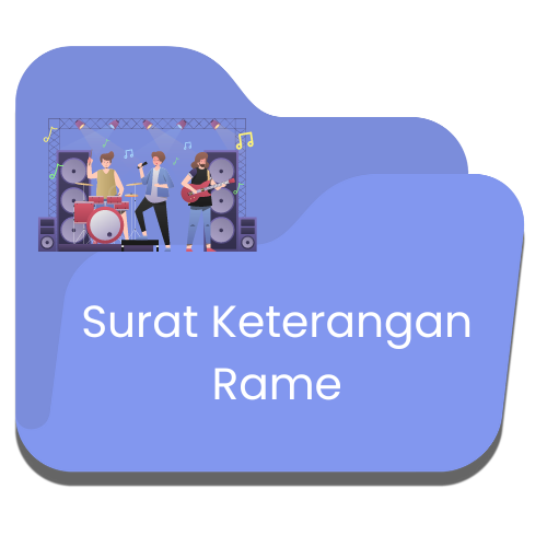 Surat Keterangan Ijin Rame Rame